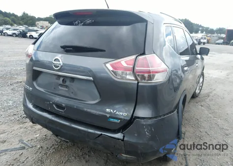 2014 Nissan Rogue Sv z USA, uszkodzony, nr VIN 5N1AT2MV3EC871117